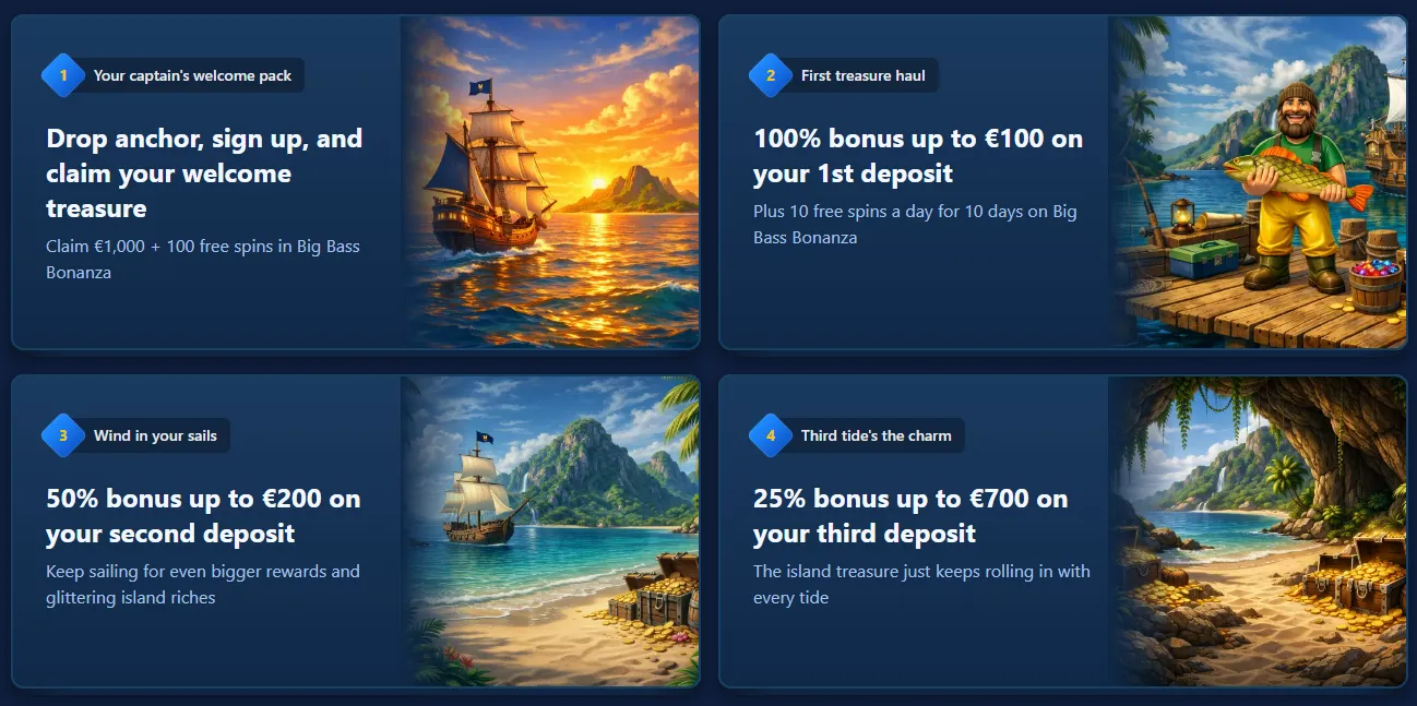 winnerisland casino bonuses