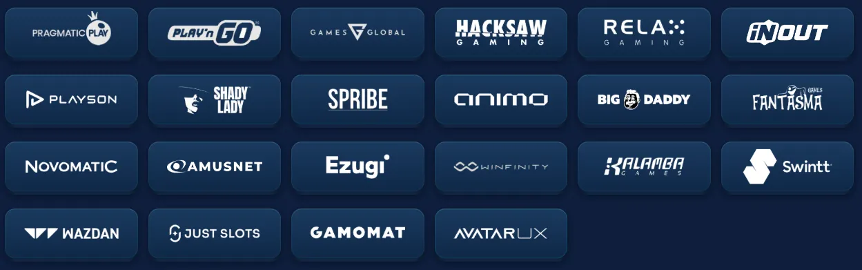 winnerisland casino providers